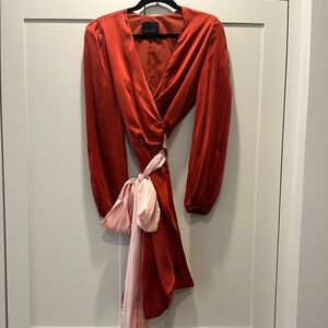 Cynthia Rowley Silk Wrap Dress